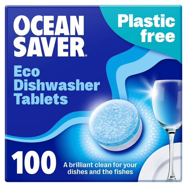 OceanSaver Plastic Free Eco Dishwasher Tablets   100 per pack GOODS M&S   