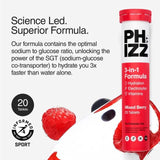 Phizz Mixed Berry 3-in-1 Hydration Electrolytes and Vitamins Effervescent   60 per pack GOODS M&S   