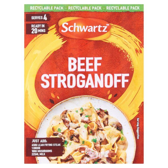 Schwartz Beef Stroganoff Recipe Mix   35g