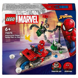 LEGO Super Heroes Motorcycle Chase Spider Man vs Doc Ock 76275 GOODS M&S   