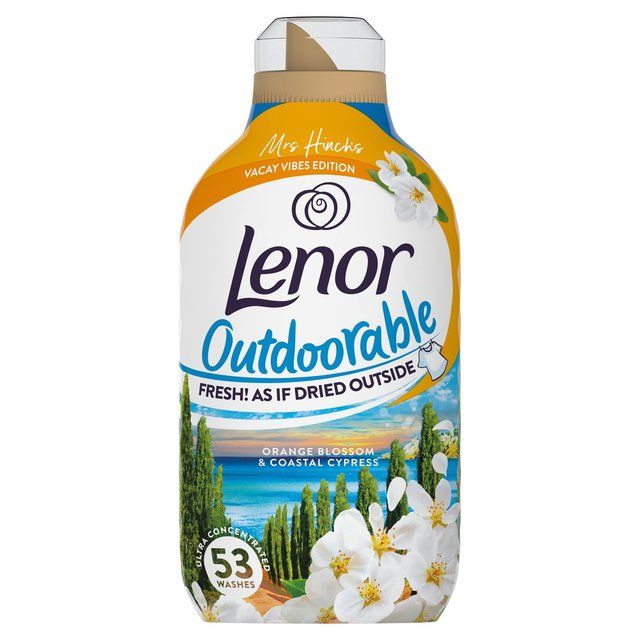 Lenor Outdoorables Fabric Conditioner Orange Blossom 53 Washes Mrs Hinch   742ml