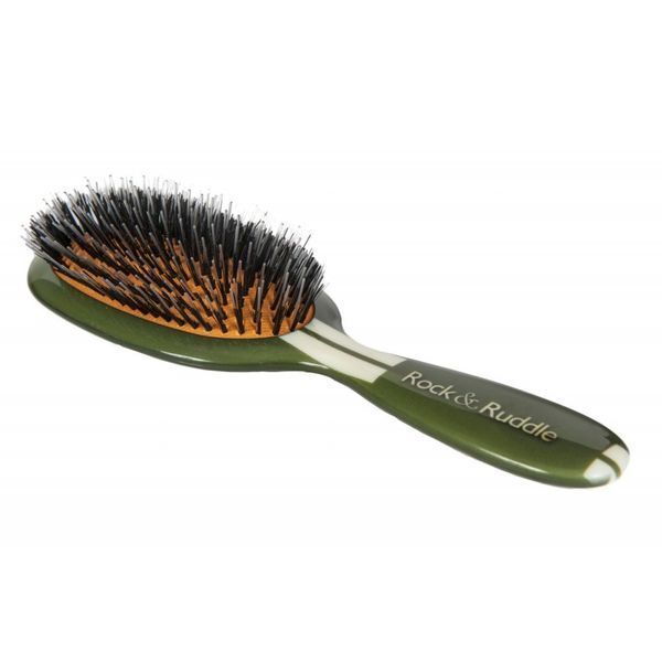 Rock & Ruddle Racing Stripes Large Pure Bristle Hairbrush