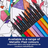 Paper Mate Flair 0.7mm Metallic Felt Tip Pens   6 per pack GOODS M&S   