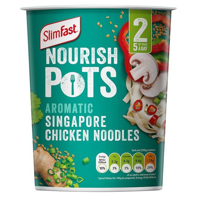 SlimFast Aromatic Singapore Noodle Nourish Pot   60g