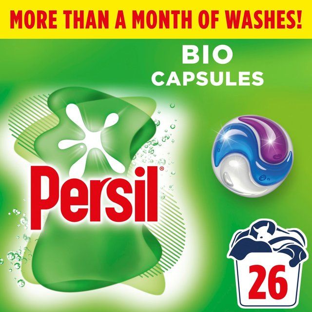 Persil Bio 3 in 1 Laundry Washing Detergent Capsules 26 Washes   26 per pack GOODS M&S   