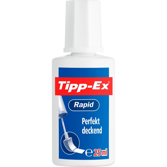 Tipp-Ex Rapid Correction Fluid Pack of 3   3 per pack GOODS M&S   