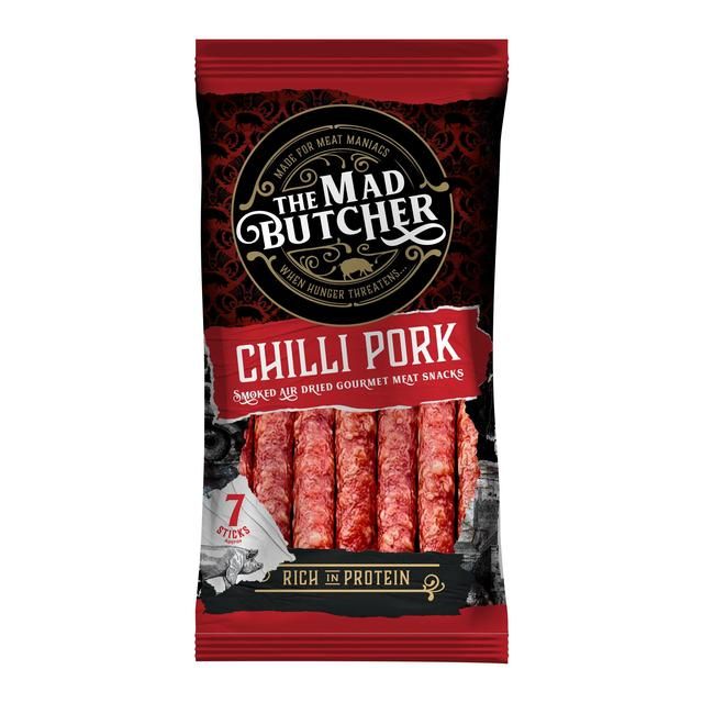 Mad Butcher Chilli Pork Snacks   70g GOODS M&S   