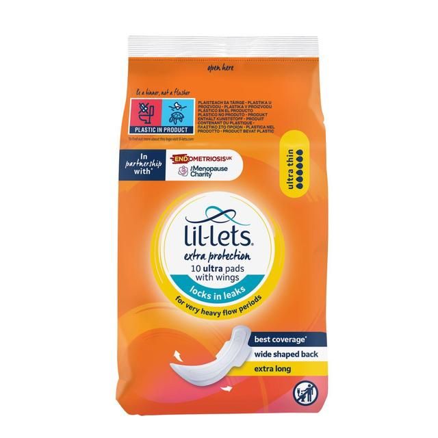 Lil-lets Extra Protection Ultra Pads   10 per pack GOODS M&S   