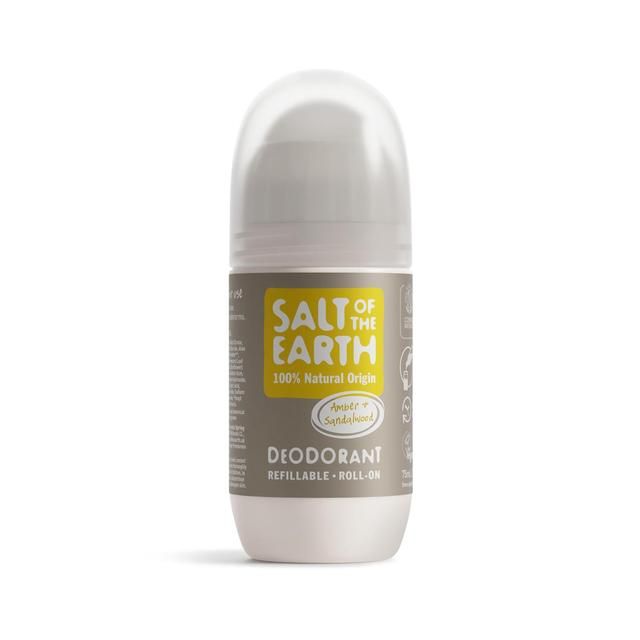 Salt of the Earth Amber & Sandalwood Deodorant Refillable Roll-on   75ml