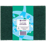 Ocado 5 Flat Pan Scourers   5 per pack GOODS M&S   