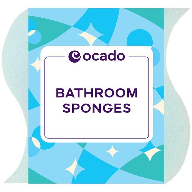 Ocado 2 Bathroom Sponges   2 per pack GOODS M&S   