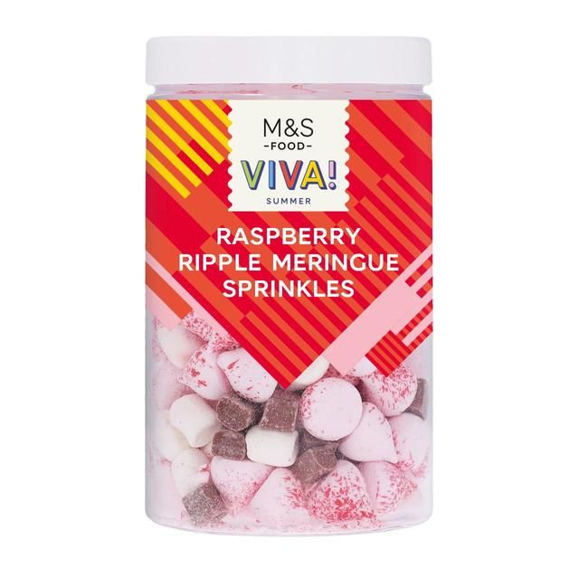 M&S Raspberry Ripple Meringue Sprinkles   70g