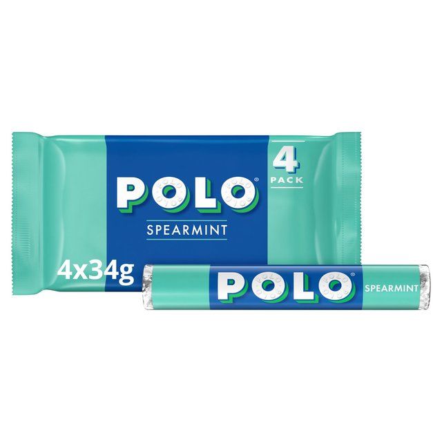 Polo Spearmint Tube   4 x 34g