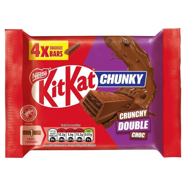 Kit Kat Double Chocolate Multipack   4 x 34g