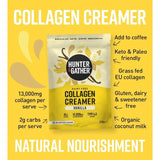 Hunter &amp; Gather Vanilla Collagen Creamer   300g