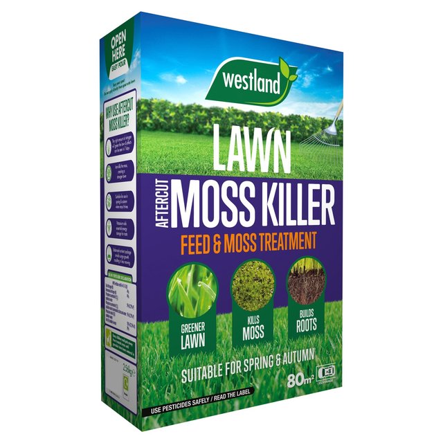 Westland Aftercut Moss Killer 80m2 Box UK