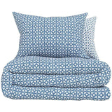 M&S Cotton Blend Circle Star Bedding Set Single Blue GOODS M&S   