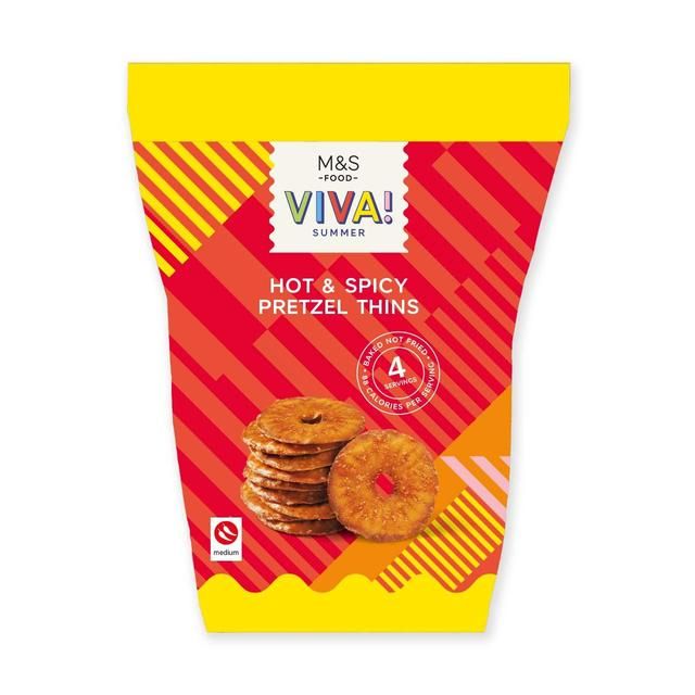 M&S Hot & Spicy Pretzel Thins   80g