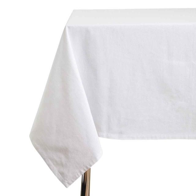 M&S Pure Cotton Tablecloth White GOODS M&S   