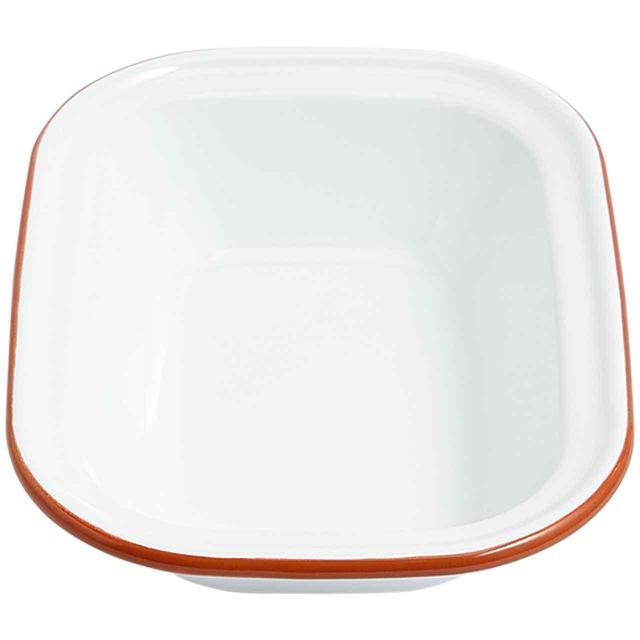 M&S Enamel 24cm Pie Dish White GOODS M&S   