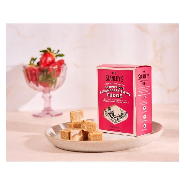 Mr Stanley's Strawberries & Cream Fudge   150g