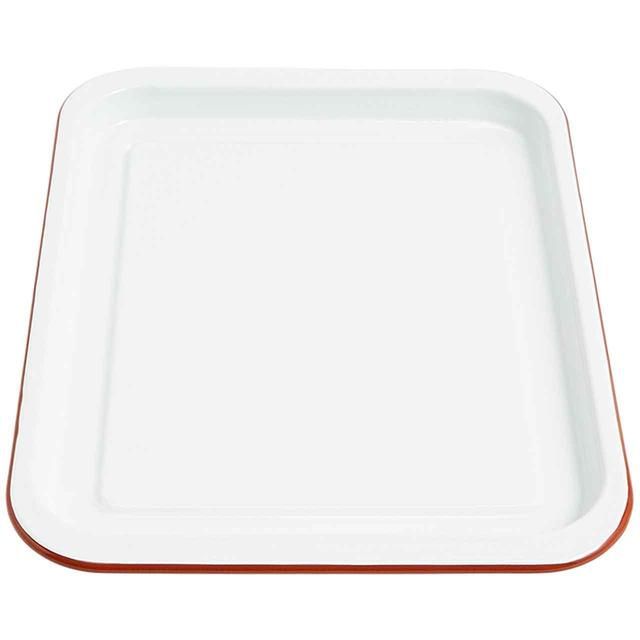 M&S Enamel Oven Tray White