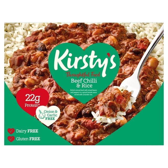 Kirstys Beef Chilli with Rice   400g GOODS M&S   