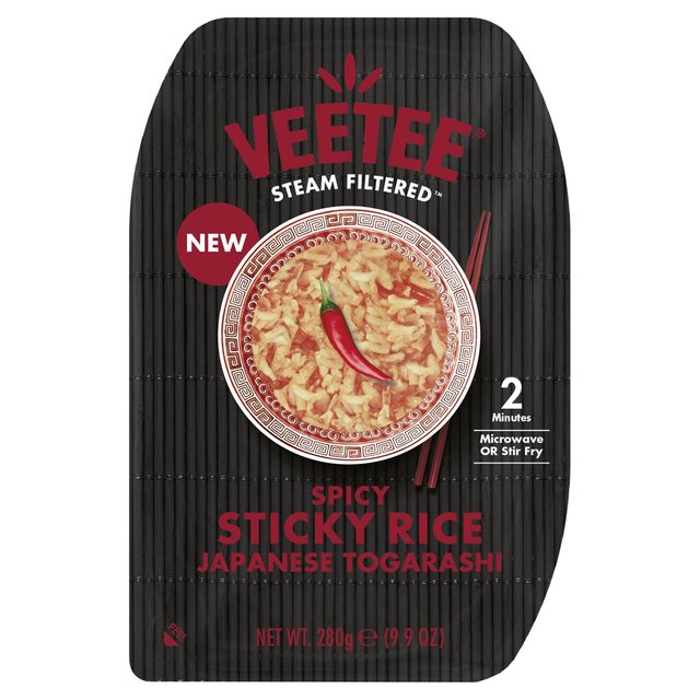 Veetee Japanese Togarashi Spicy Sticky Rice 280g   250g GOODS M&S   