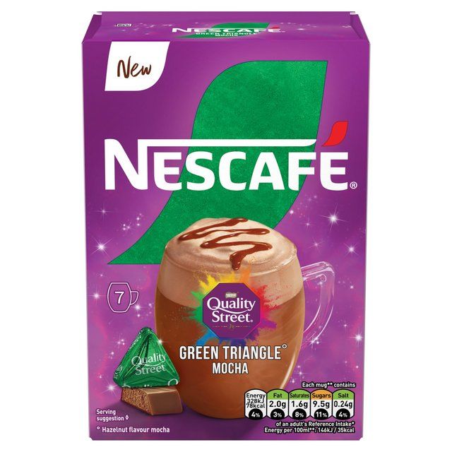 Nescafe Green Triangle Quality Street Mocha 7pk   7 x 19g GOODS M&S   