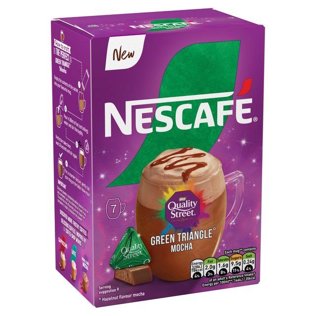 Nescafe Green Triangle Quality Street Mocha 7pk   7 x 19g GOODS M&S   