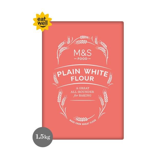 M&S Plain White Flour   1.5kg