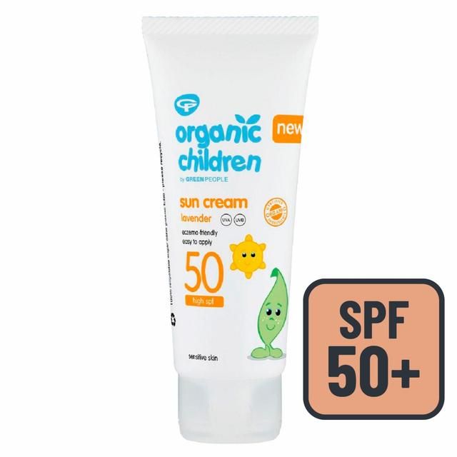 Organic Children Sun Cream SPF50 Lavender   100ml