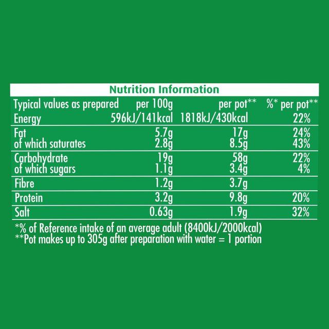 Pot Noodle 4 Pack Chicken & Mushroom   360g GOODS M&S   