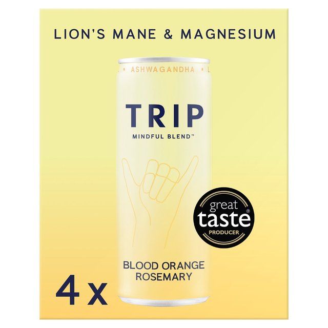 TRIP Mindful Blend Blood Orange Rosemary (4x250ml)   4 x 250ml