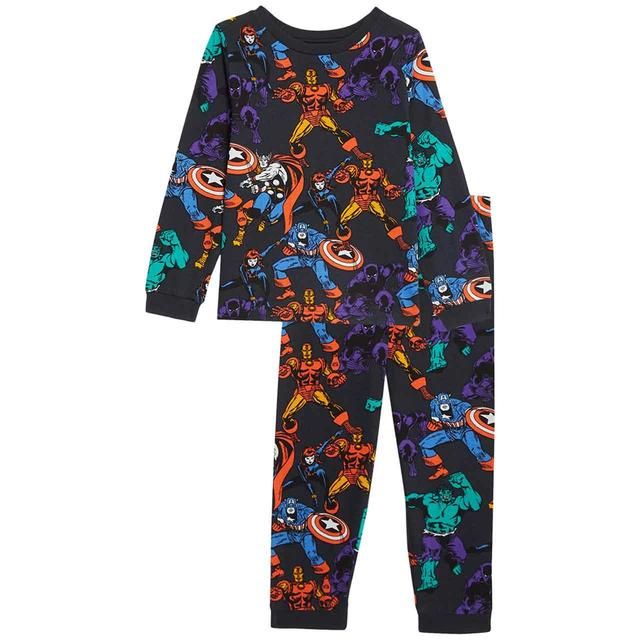 M&S Marvel Pyjamas 3-7 Years Carbon