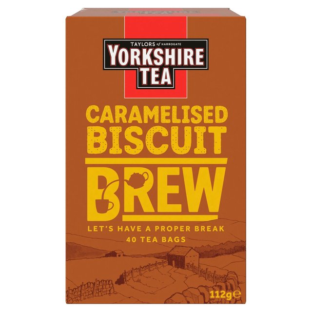 Yorkshire Tea Caramelised Biscuit Brew   40 per pack