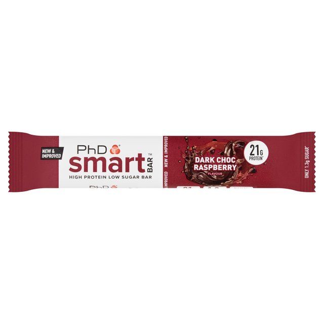 PHD Nutrition Smart Bar Dark Choc Raspberry   64g