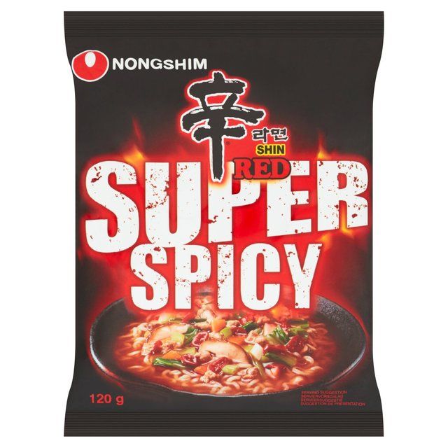 Nongshim Shin Red Ramyun Noodles Super Hot   120g GOODS M&S   