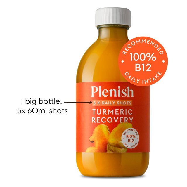 Plenish Turmeric Recovery Dosing Bottle 5x Shots   300ml GOODS M&S   