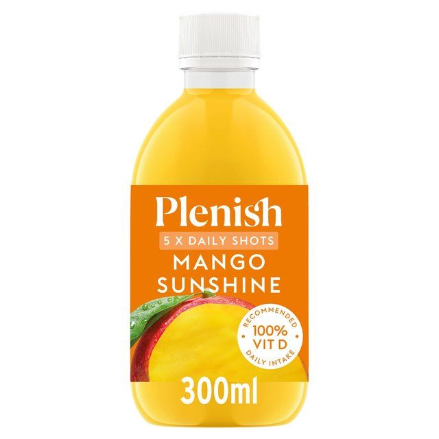 Plenish Mango Sunshine Dosing Bottle 5x Shots   300ml GOODS M&S   