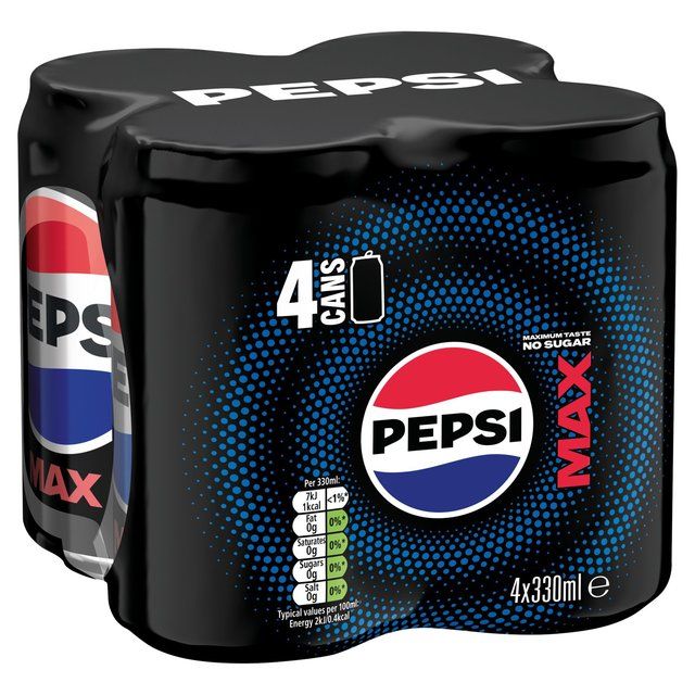 Pepsi Max 4x330ml   4 x 330ml