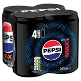 Pepsi Max 4x330ml   4 x 330ml GOODS M&S   