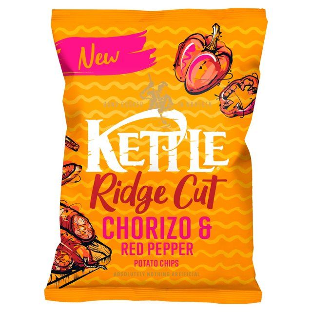 Kettle Chips Chorizo & Red Pepper Ridge Cut   130g