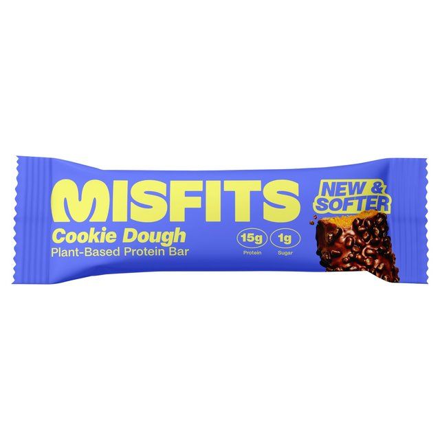 Misfits Plant-Based Cookie Dough Protein Bar   50g GOODS M&S   