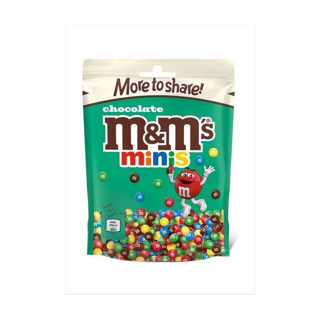 M&M's Minis Milk Chocolate More to Share Pouch Bag   176g