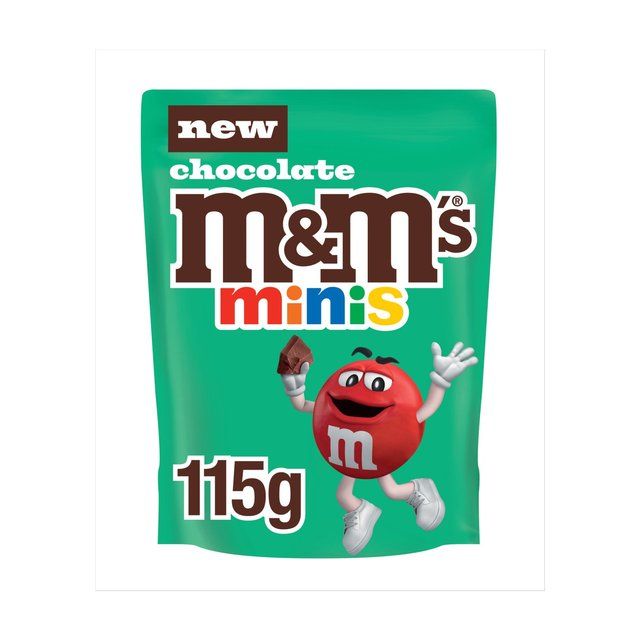 M&M's Minis Milk Chocolate Bites Pouch Bag   115g