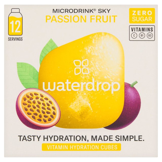 Waterdrop Sky Passionfruit Vitamin Hydration Cube   12 per pack