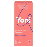Yoni Organic Tampons Heavy   16 per pack