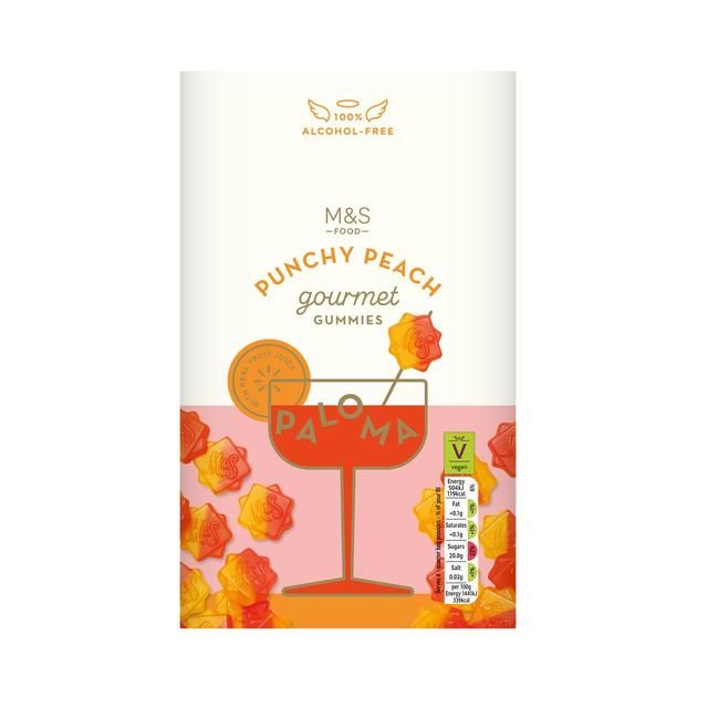 M&S Punchy Peach Paloma Gourmet Gummies   140g