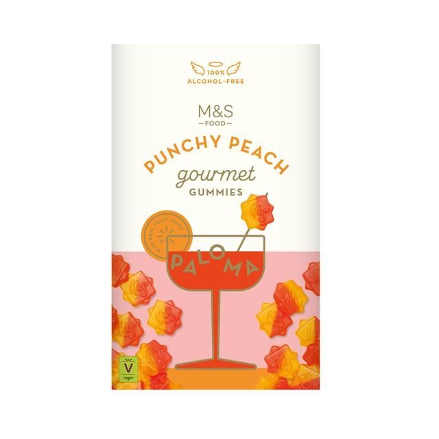 M&S Punchy Peach Paloma Gourmet Gummies   140g